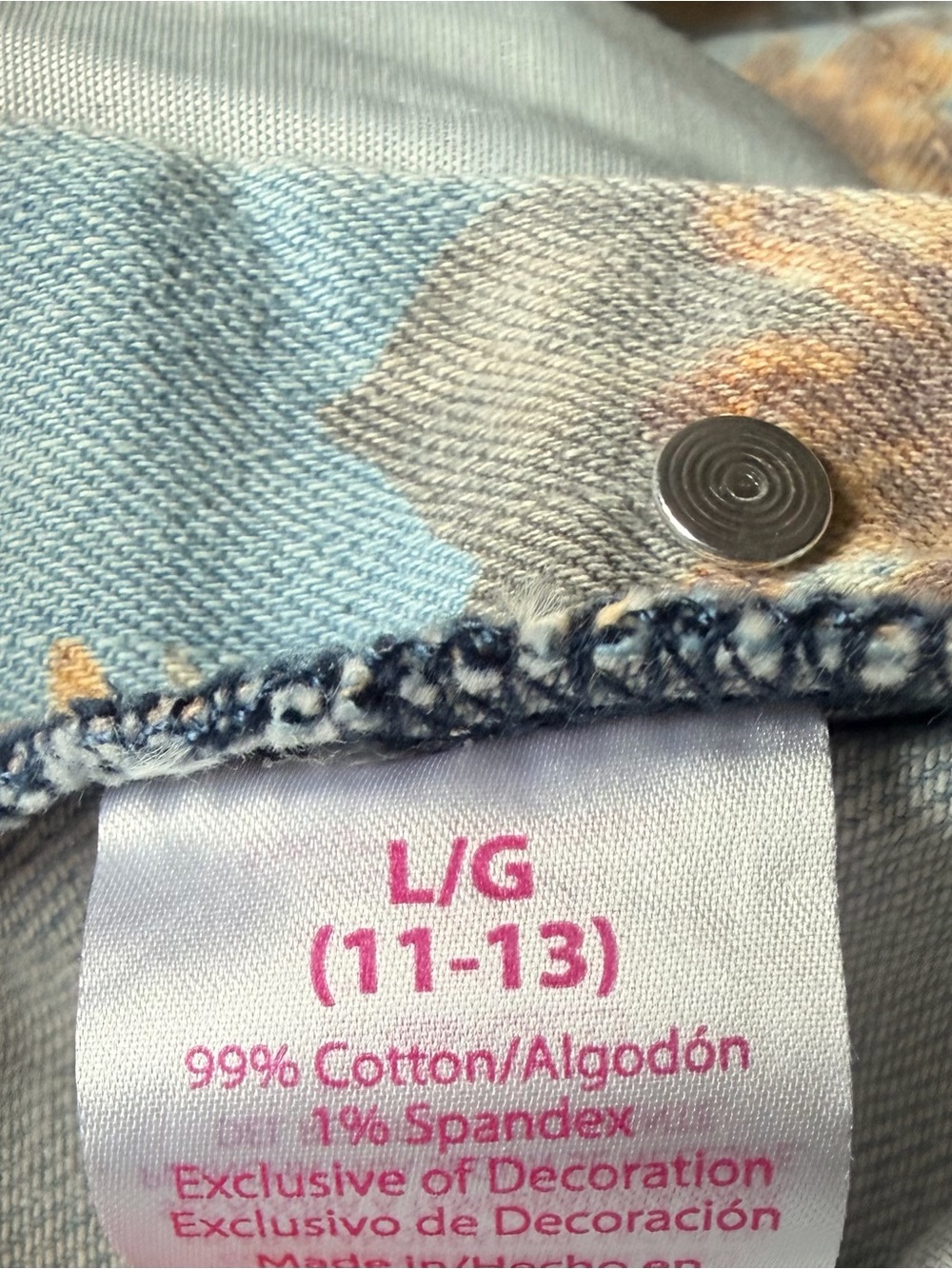 Sunflower Print Denim Overall Dungarees - Picture 13 of 13